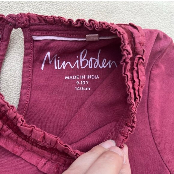 Mini Boden Ruffle SwingDress 9-10 - Picture 7 of 8